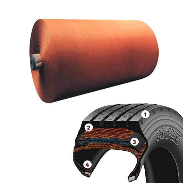 タイヤ用高強度ナイロン6ディップタイヤコード生地